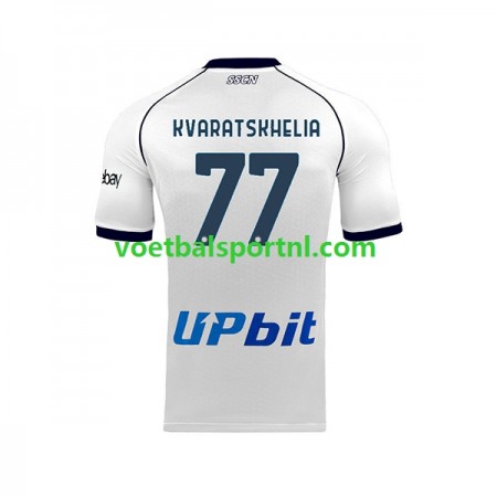SSC Napoli Khvicha Kvaratskhelia 77 Uit Shirt 2023-24